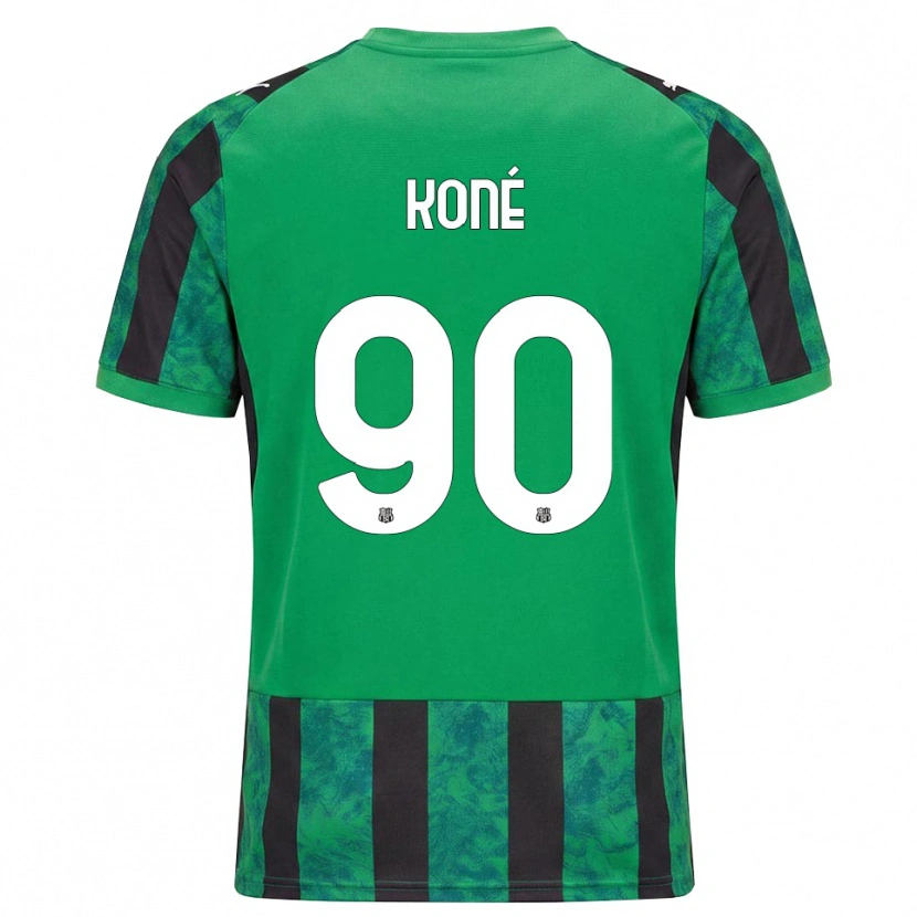 Danxen Män Ismaël Koné #90 Grön Svart Vit Hemmatröja Matchtröjor 2026/27 Tröjor T-Tröja