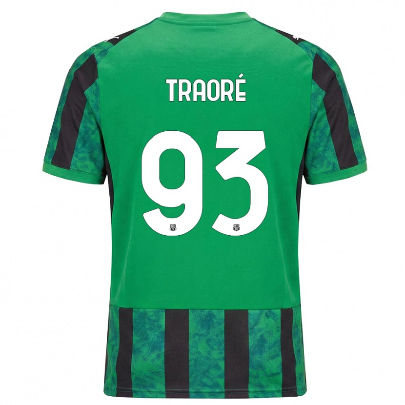 Danxen Män Kadidia Traoré #93 Grön Svart Vit Hemmatröja Matchtröjor 2026/27 Tröjor T-Tröja