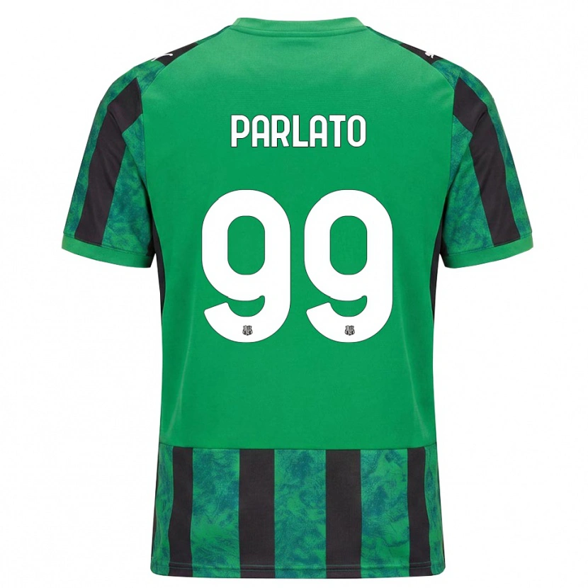 Danxen Män Claudio Parlato #99 Grön Svart Vit Hemmatröja Matchtröjor 2026/27 Tröjor T-Tröja