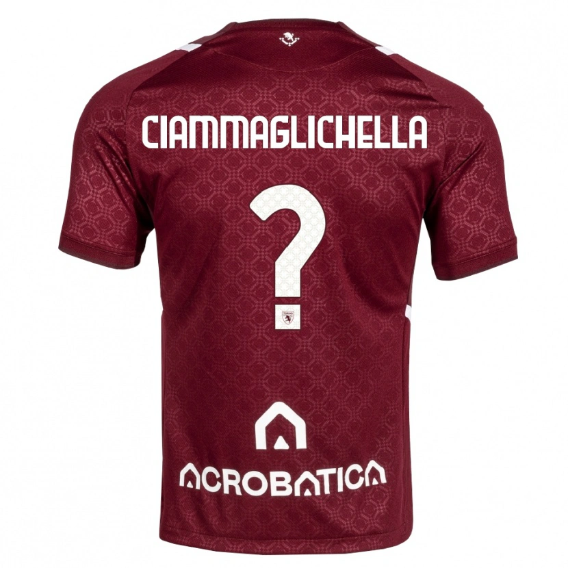Danxen Män Aaron Ciammaglichella #0 Burgundy Vit Hemmatröja Matchtröjor 2026/27 Tröjor T-Tröja