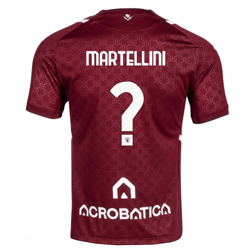 Danxen Män Riccardo Martellini #0 Burgundy Vit Hemmatröja Matchtröjor 2026/27 Tröjor T-Tröja