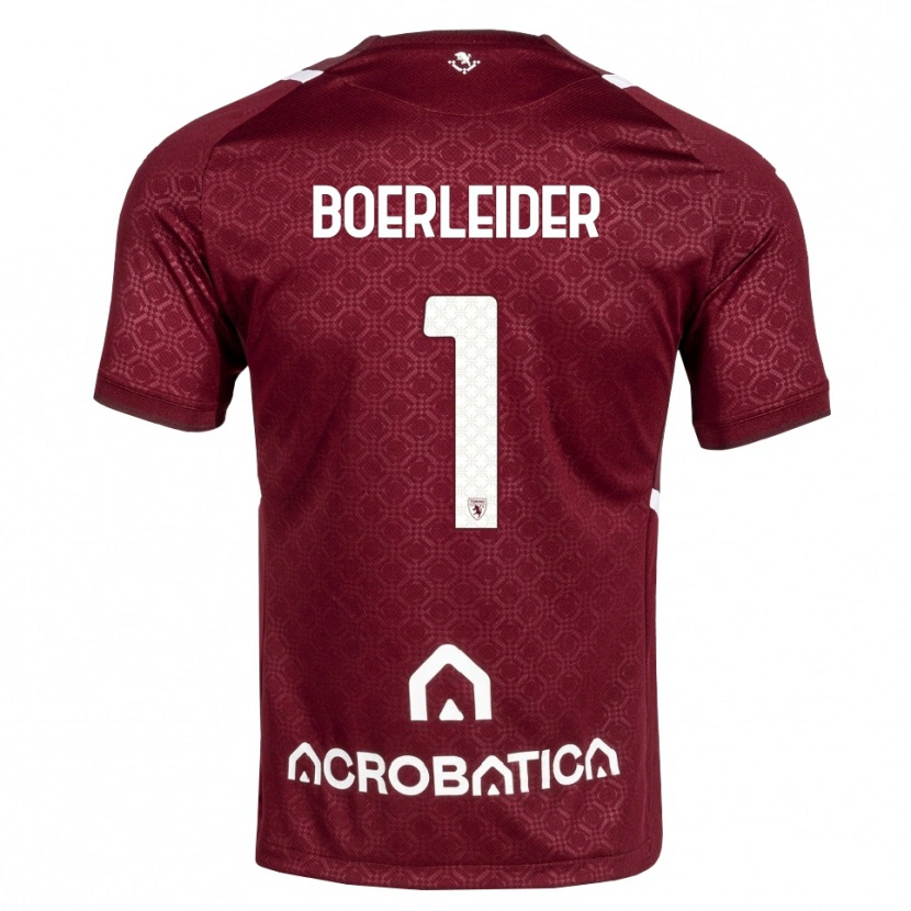 Danxen Män Yannick Boerleider #1 Burgundy Vit Hemmatröja Matchtröjor 2026/27 Tröjor T-Tröja