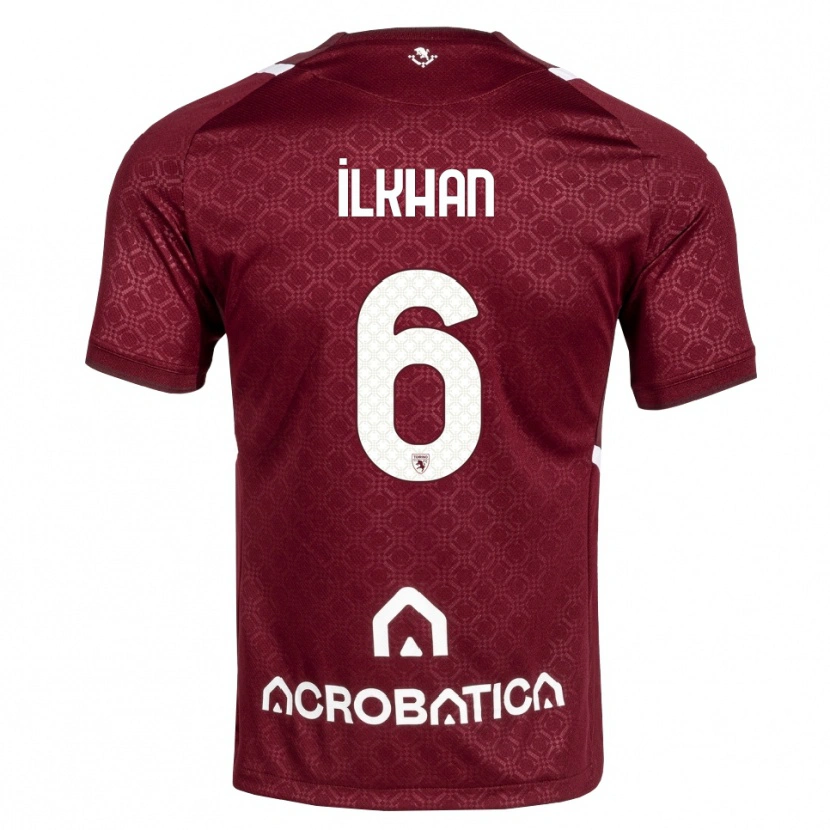 Danxen Män Emirhan İlkhan #6 Burgundy Vit Hemmatröja Matchtröjor 2026/27 Tröjor T-Tröja