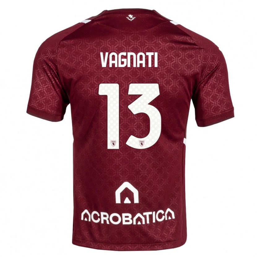 Danxen Män Manuel Vagnati #13 Burgundy Vit Hemmatröja Matchtröjor 2026/27 Tröjor T-Tröja