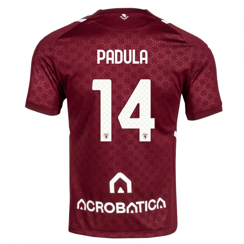 Danxen Män Cristian Padula #14 Burgundy Vit Hemmatröja Matchtröjor 2026/27 Tröjor T-Tröja