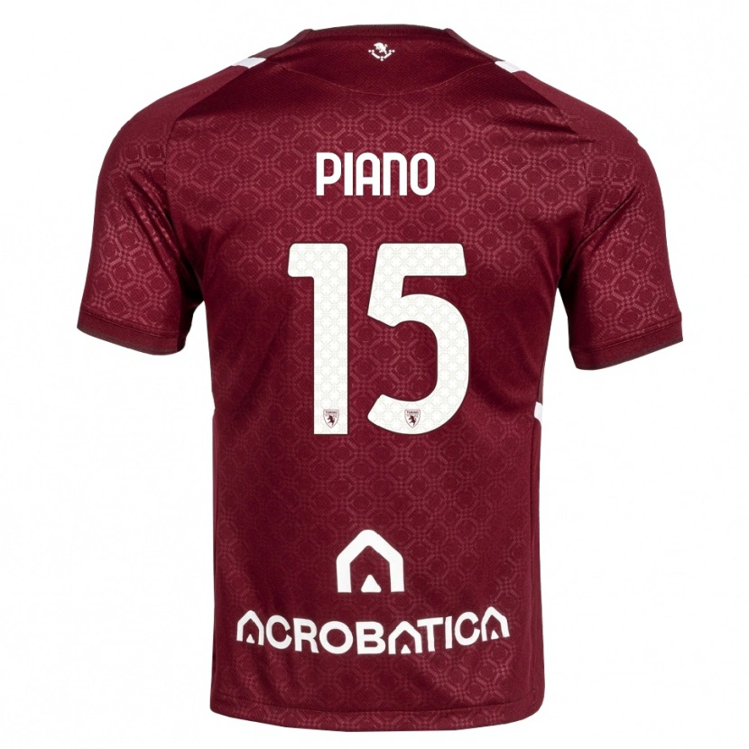 Danxen Män Enrico Piano #15 Burgundy Vit Hemmatröja Matchtröjor 2026/27 Tröjor T-Tröja