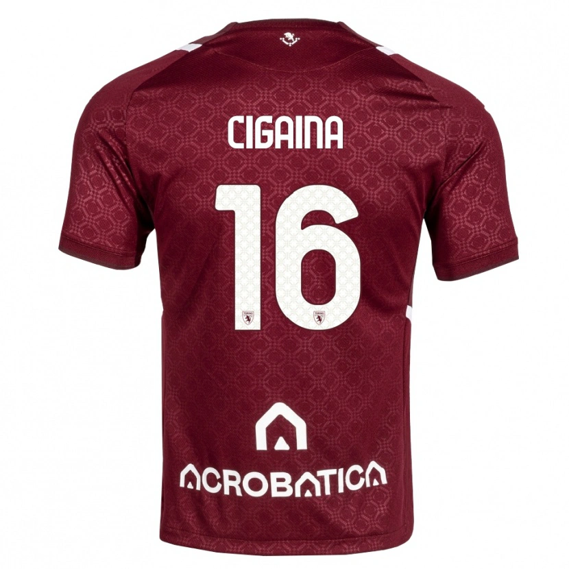 Danxen Män Filippo Cigaina #16 Burgundy Vit Hemmatröja Matchtröjor 2026/27 Tröjor T-Tröja