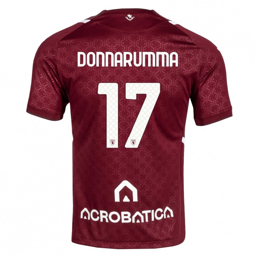 Danxen Män Antonio Donnarumma #17 Burgundy Vit Hemmatröja Matchtröjor 2026/27 Tröjor T-Tröja