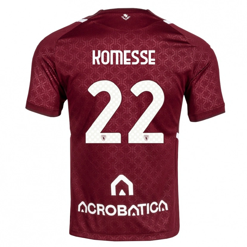 Danxen Män Josias Sabone Komesse #22 Burgundy Vit Hemmatröja Matchtröjor 2026/27 Tröjor T-Tröja