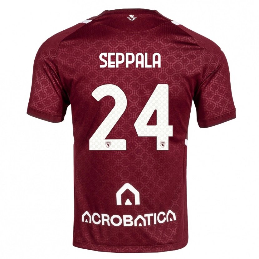 Danxen Män Rosa Lappi-Seppälä #24 Burgundy Vit Hemmatröja Matchtröjor 2026/27 Tröjor T-Tröja
