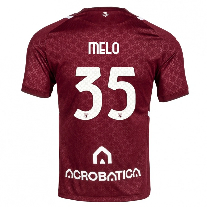 Danxen Män Rafael Melo #35 Burgundy Vit Hemmatröja Matchtröjor 2026/27 Tröjor T-Tröja