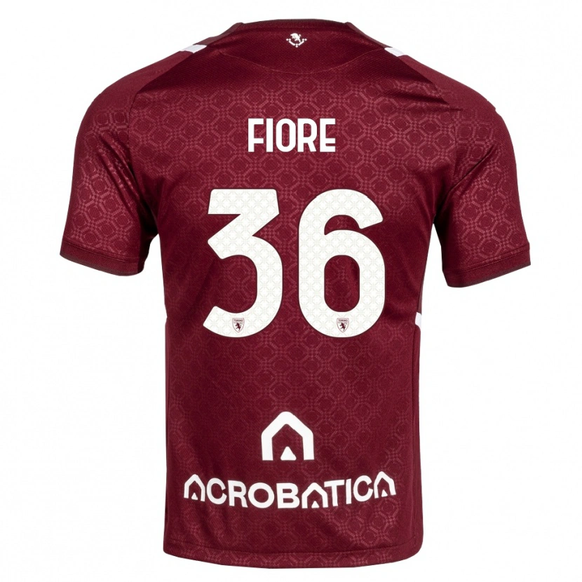 Danxen Män Jean Fiore #36 Burgundy Vit Hemmatröja Matchtröjor 2026/27 Tröjor T-Tröja