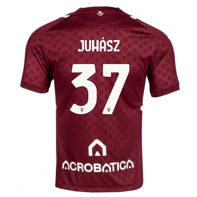 Danxen Män Martin Juhász #37 Burgundy Vit Hemmatröja Matchtröjor 2026/27 Tröjor T-Tröja
