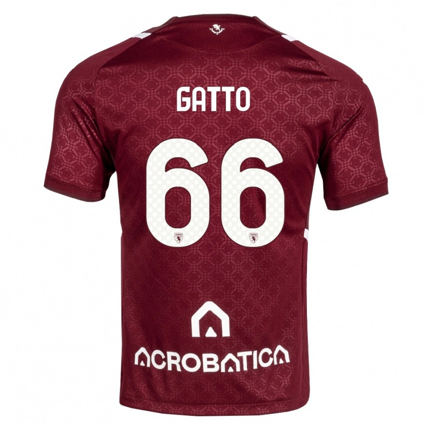 Danxen Män Tommaso Gatto #66 Burgundy Vit Hemmatröja Matchtröjor 2026/27 Tröjor T-Tröja
