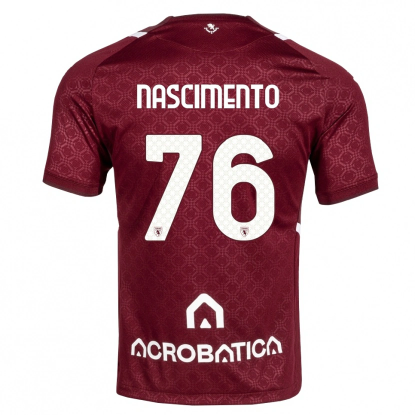Danxen Män Sandro Nascimento #76 Burgundy Vit Hemmatröja Matchtröjor 2026/27 Tröjor T-Tröja