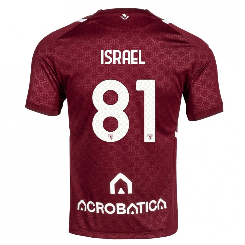 Danxen Män Franco Israel #81 Burgundy Vit Hemmatröja Matchtröjor 2026/27 Tröjor T-Tröja