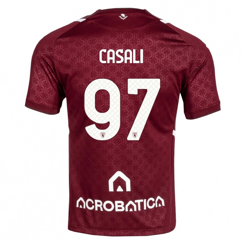 Danxen Män Michele Casali #97 Burgundy Vit Hemmatröja Matchtröjor 2026/27 Tröjor T-Tröja