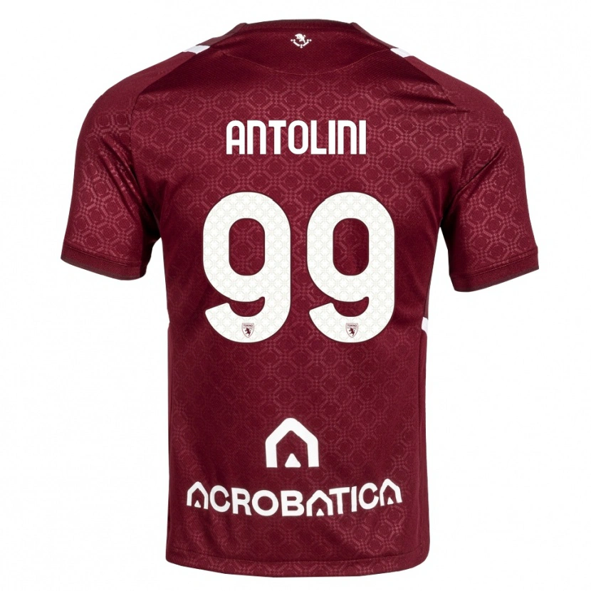 Danxen Män Jacopo Antolini #99 Burgundy Vit Hemmatröja Matchtröjor 2026/27 Tröjor T-Tröja