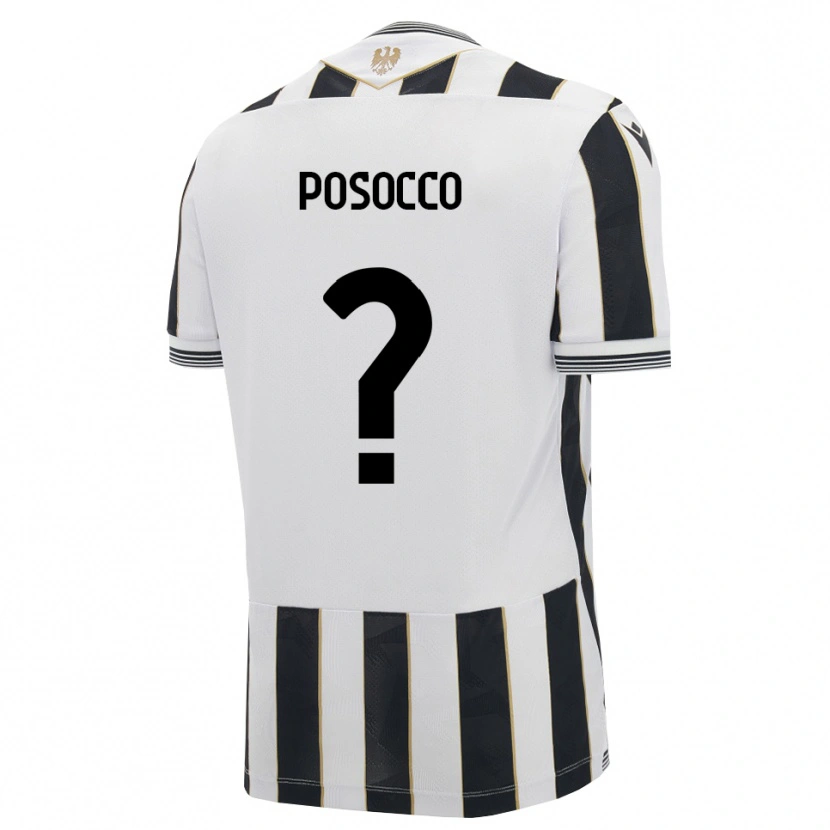 Danxen Män Alessandro Posocco #0 Svart Vit Rosa Hemmatröja Matchtröjor 2026/27 Tröjor T-Tröja