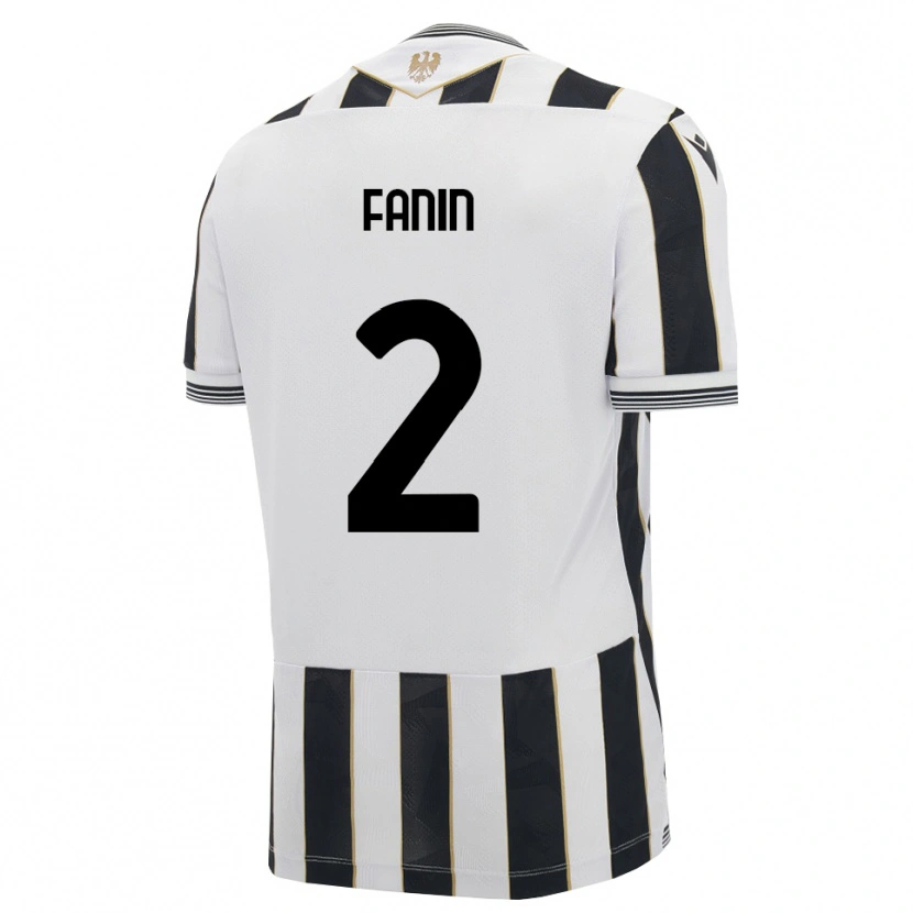 Danxen Män Alessandro Fanin #2 Svart Vit Rosa Hemmatröja Matchtröjor 2026/27 Tröjor T-Tröja