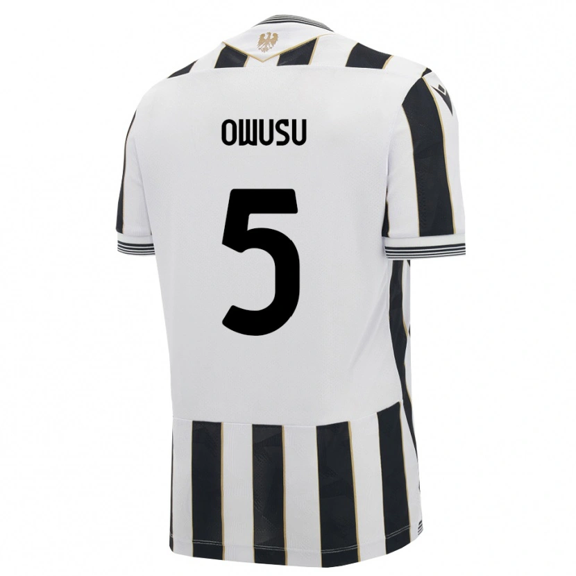 Danxen Män Robert Owusu #5 Svart Vit Rosa Hemmatröja Matchtröjor 2026/27 Tröjor T-Tröja