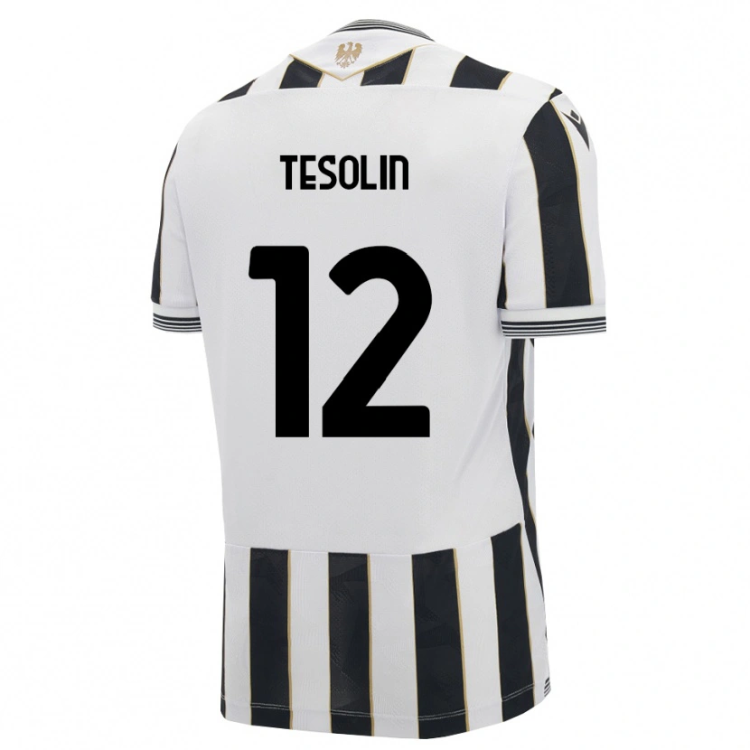 Danxen Män Matteo Tesolin #12 Svart Vit Rosa Hemmatröja Matchtröjor 2026/27 Tröjor T-Tröja
