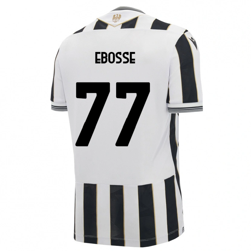 Danxen Män Enzo Ebosse #77 Svart Vit Rosa Hemmatröja Matchtröjor 2026/27 Tröjor T-Tröja