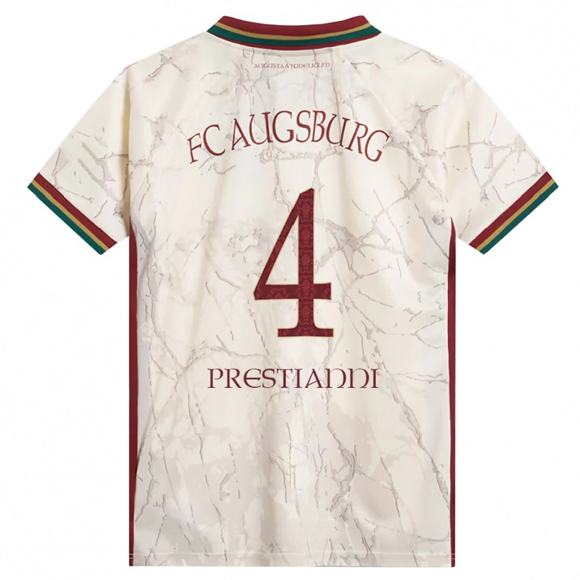 Danxen Män Luis Prestianni #4 Grön Ris Vit Burgundy Hemmatröja Matchtröjor 2026/27 Tröjor T-Tröja