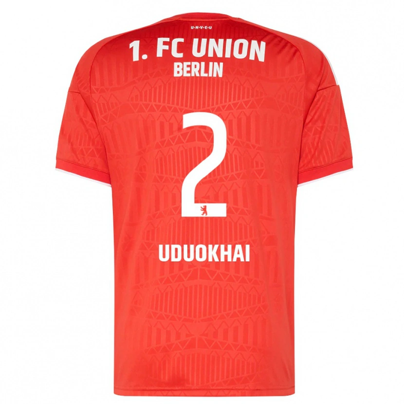 Danxen Män Felix Uduokhai #2 Röd Vit Hemmatröja Matchtröjor 2026/27 Tröjor T-Tröja
