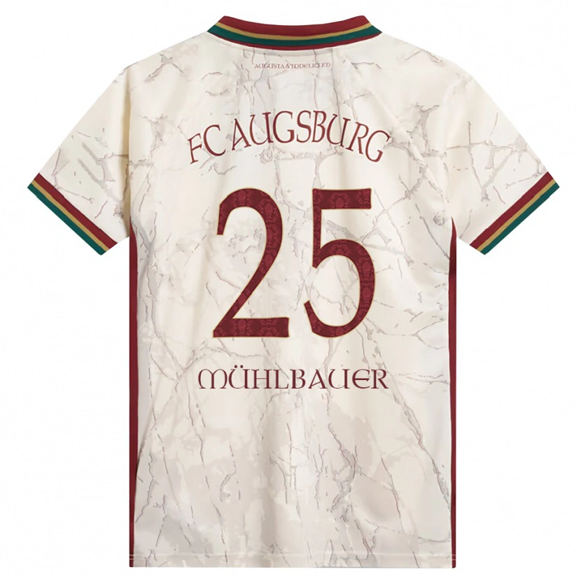 Danxen Män Simon Mühlbauer #25 Grön Ris Vit Burgundy Hemmatröja Matchtröjor 2026/27 Tröjor T-Tröja