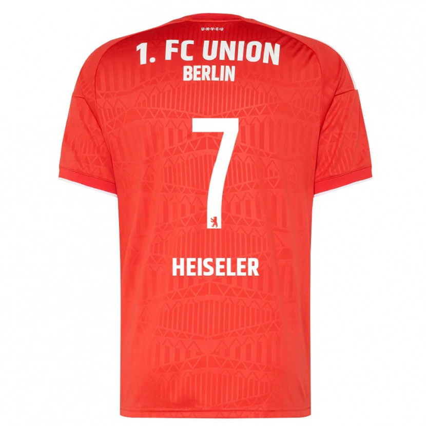 Danxen Män Lisa Heiseler #7 Röd Vit Hemmatröja Matchtröjor 2026/27 Tröjor T-Tröja