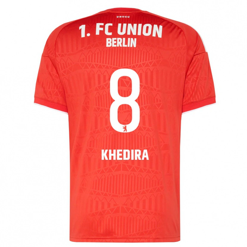 Danxen Män Rani Khedira #8 Röd Vit Hemmatröja Matchtröjor 2026/27 Tröjor T-Tröja