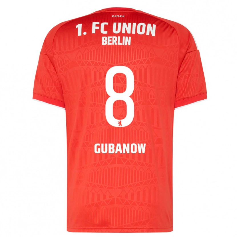 Danxen Män Oskar Gubanow #8 Röd Vit Hemmatröja Matchtröjor 2026/27 Tröjor T-Tröja