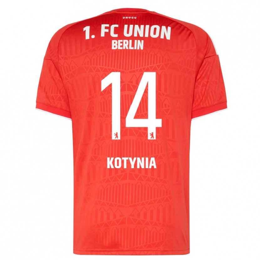 Danxen Män Nikodem Kotynia #14 Röd Vit Hemmatröja Matchtröjor 2026/27 Tröjor T-Tröja