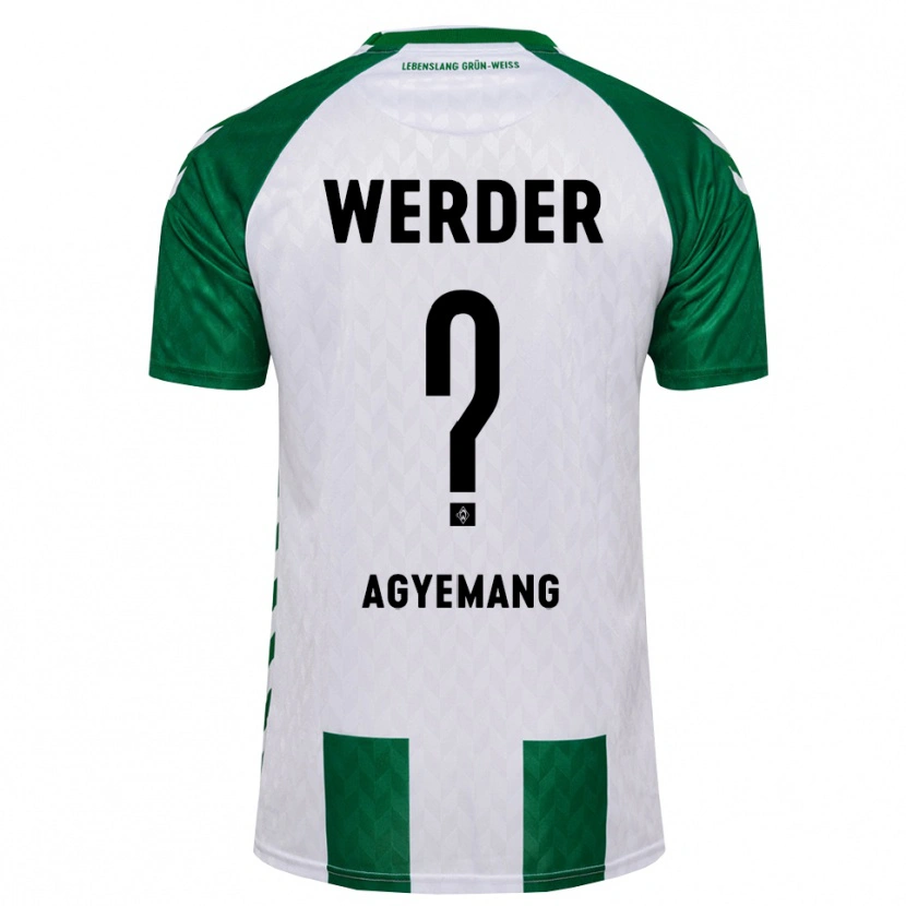 Danxen Män Caleb Agyemang #0 Grön Vit Hemmatröja Matchtröjor 2026/27 Tröjor T-Tröja