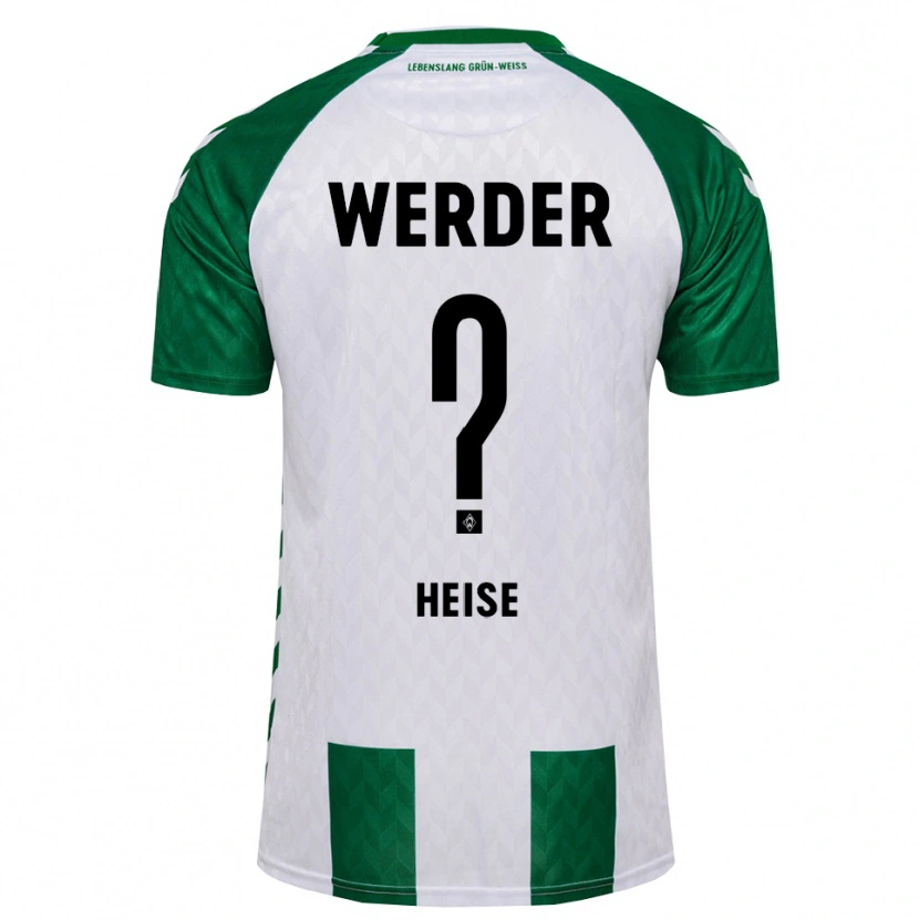 Danxen Män Marius Heise #0 Grön Vit Hemmatröja Matchtröjor 2026/27 Tröjor T-Tröja