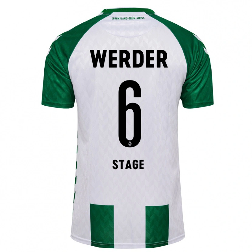 Danxen Män Jens Stage #6 Grön Vit Hemmatröja Matchtröjor 2026/27 Tröjor T-Tröja