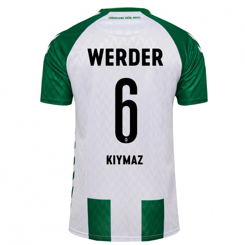 Danxen Män Anil Kiymaz #6 Grön Vit Hemmatröja Matchtröjor 2026/27 Tröjor T-Tröja