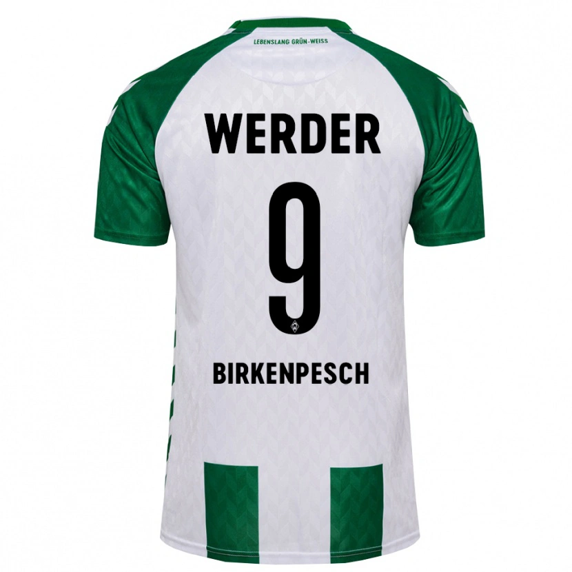 Danxen Män Noah Birkenpesch #9 Grön Vit Hemmatröja Matchtröjor 2026/27 Tröjor T-Tröja