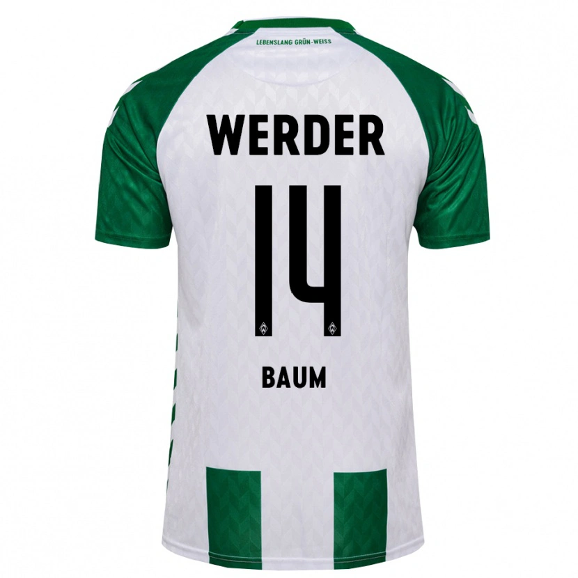 Danxen Män Lennart Baum #14 Grön Vit Hemmatröja Matchtröjor 2026/27 Tröjor T-Tröja