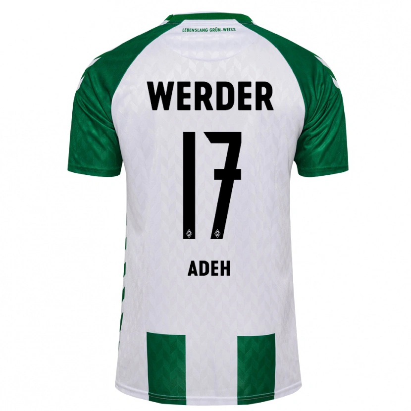 Danxen Män Bob-Ignatius Adeh #17 Grön Vit Hemmatröja Matchtröjor 2026/27 Tröjor T-Tröja
