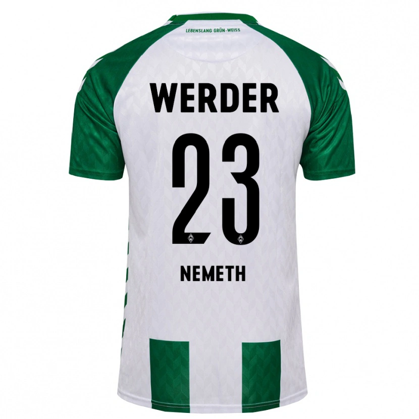 Danxen Män Hanna Nemeth #23 Grön Vit Hemmatröja Matchtröjor 2026/27 Tröjor T-Tröja
