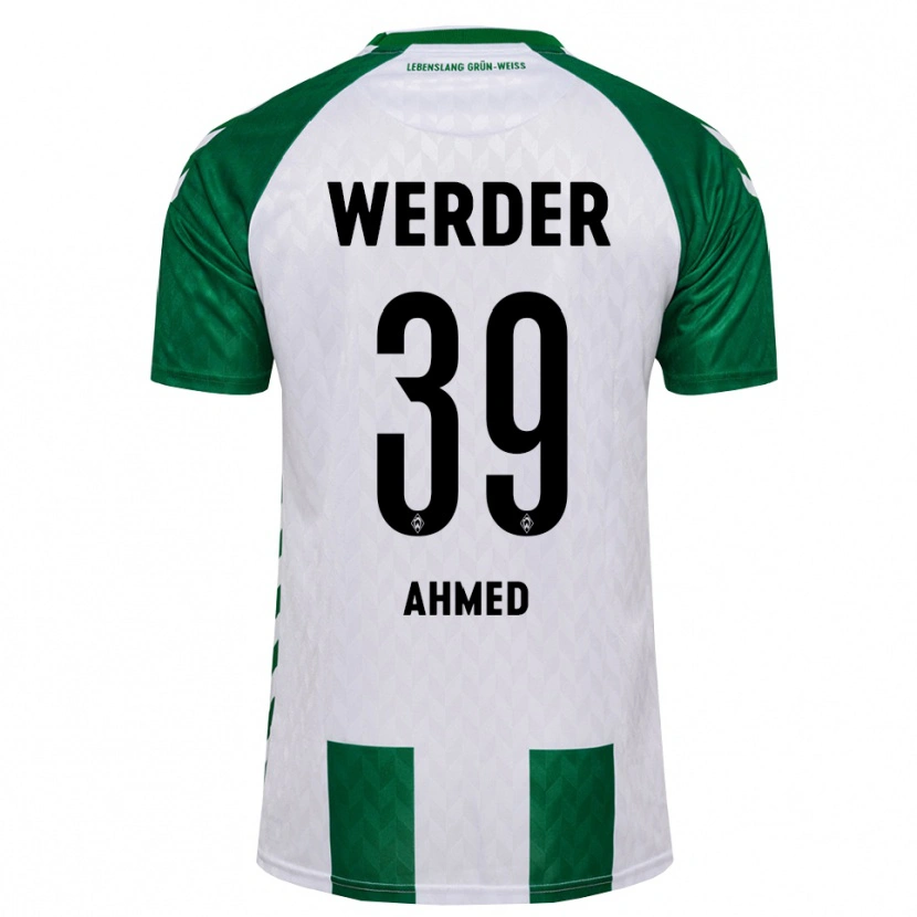 Danxen Män Abdelhamid Ahmed #39 Grön Vit Hemmatröja Matchtröjor 2026/27 Tröjor T-Tröja