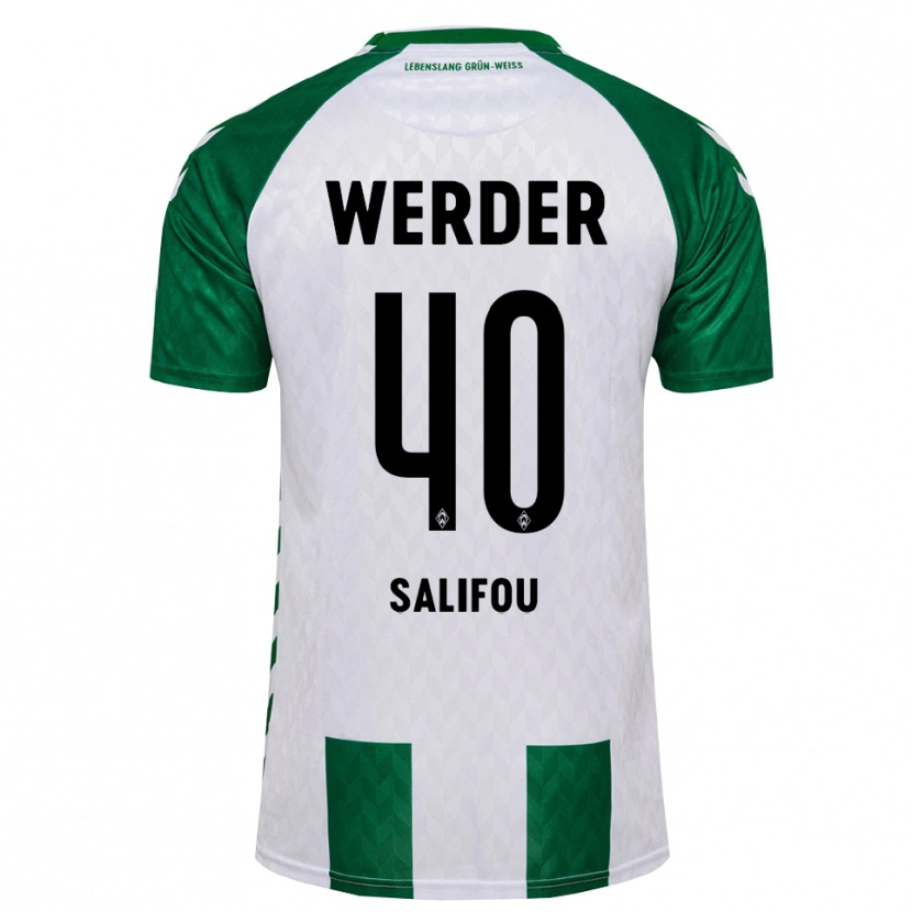 Danxen Män Dikeni Salifou #40 Grön Vit Hemmatröja Matchtröjor 2026/27 Tröjor T-Tröja