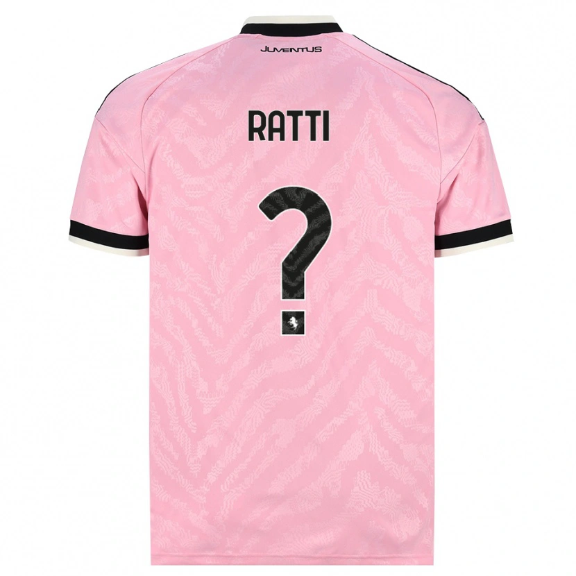 Danxen Män Leonardo Ratti #0 Rosa Svart Bortatröja Matchtröjor 2026/27 Tröjor T-Tröja