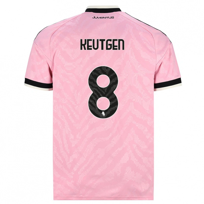 Danxen Män Enzo Keutgen #8 Rosa Svart Bortatröja Matchtröjor 2026/27 Tröjor T-Tröja