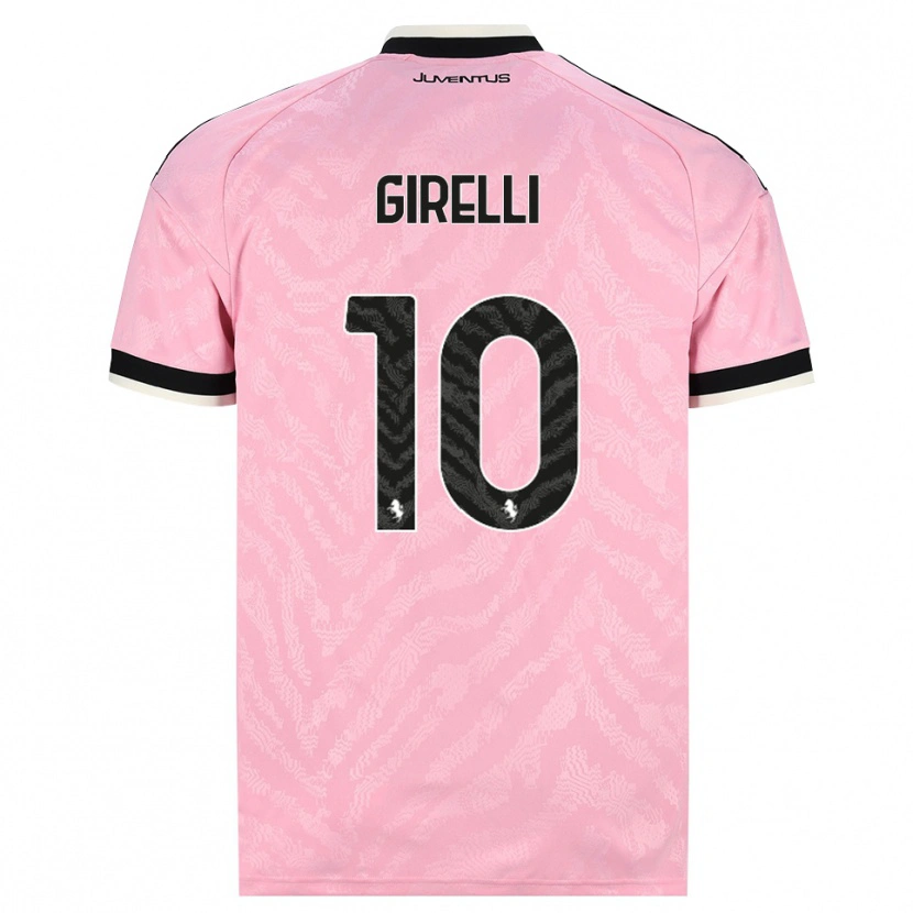 Danxen Män Cristiana Girelli #10 Rosa Svart Bortatröja Matchtröjor 2026/27 Tröjor T-Tröja