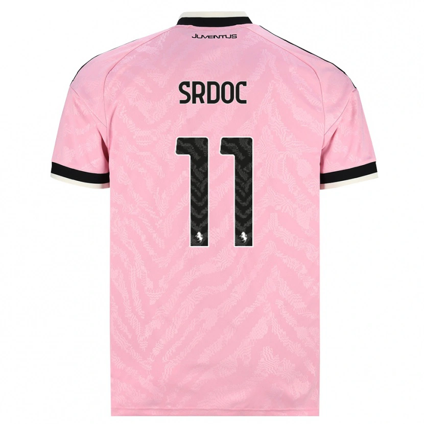 Danxen Män Ivano Srdoc #11 Rosa Svart Bortatröja Matchtröjor 2026/27 Tröjor T-Tröja