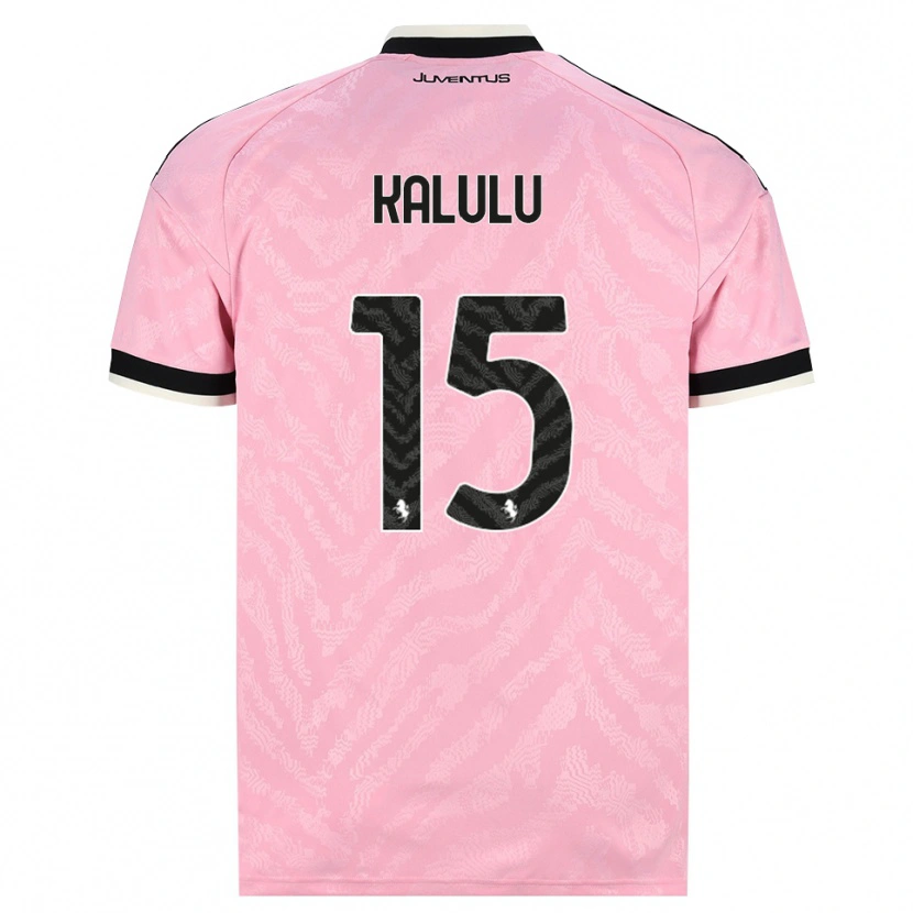 Danxen Män Pierre Kalulu #15 Rosa Svart Bortatröja Matchtröjor 2026/27 Tröjor T-Tröja
