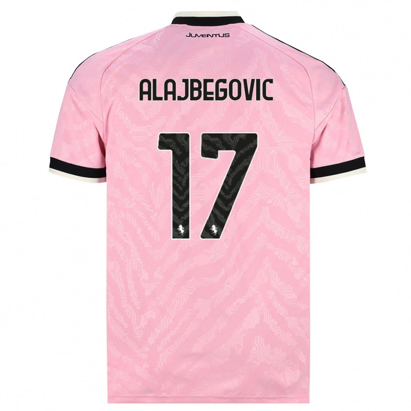 Danxen Män Kerim Alajbegovic #17 Rosa Svart Bortatröja Matchtröjor 2026/27 Tröjor T-Tröja